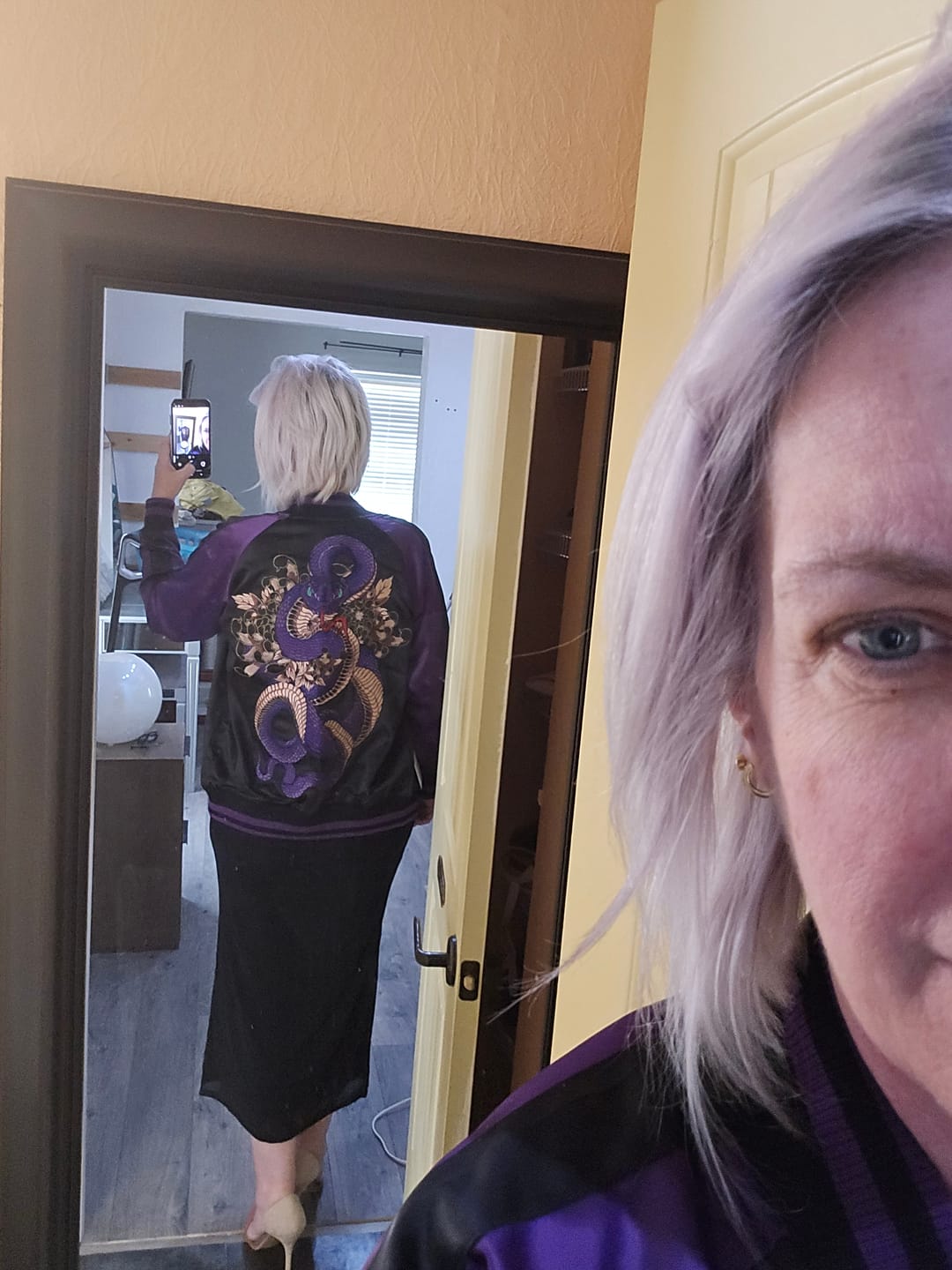 Customer photo review of Violet Viper Sukajan Jacket