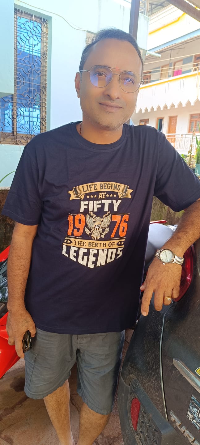 Customer photo review of Life Begins at 50, 1976 The Birth of Legends Premium T-shirt