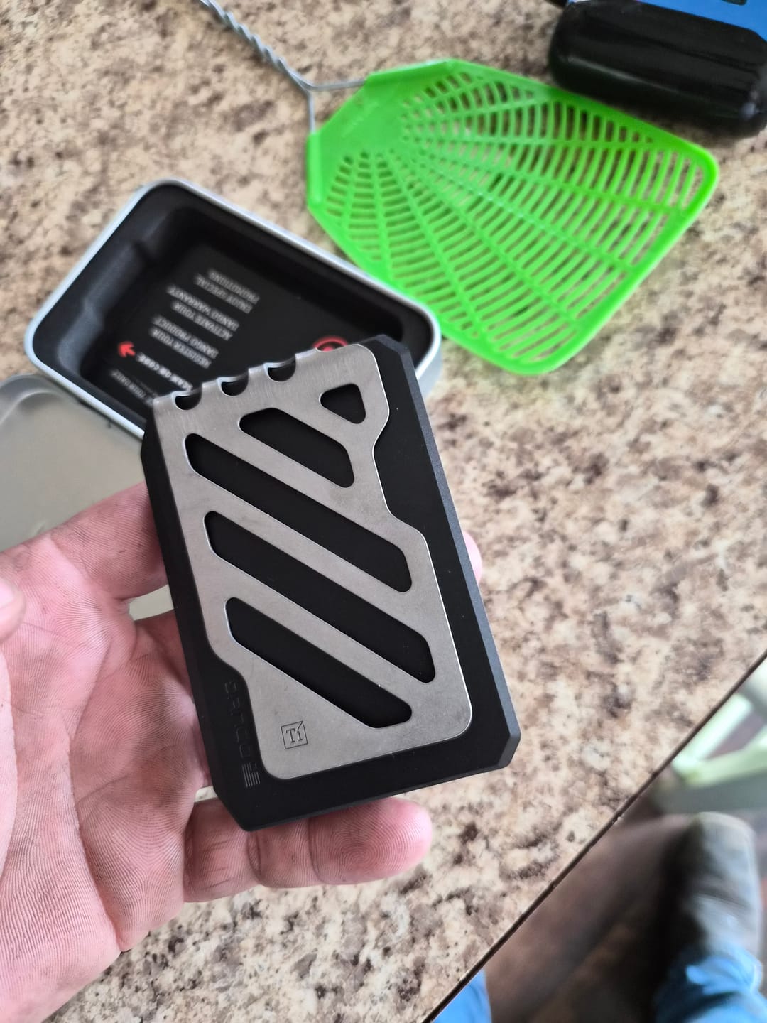 Customer photo review of SK1 Slide Kick Wallet