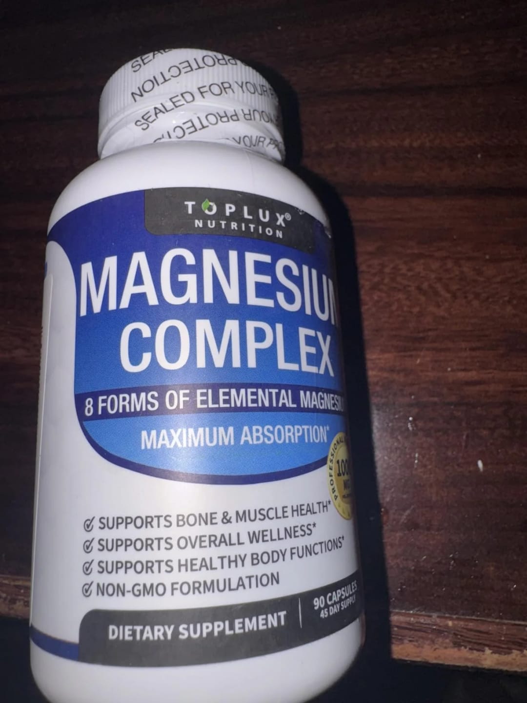 Customer photo review of Magnesium Complex 8 en 1™ | Magnesio Premium