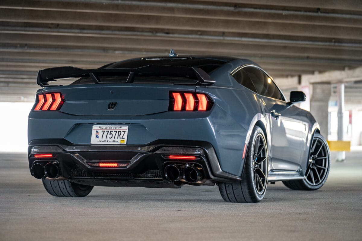 Customer photo review of Ford Carbon Fiber OEM Style Rear Diffuser for Mustang S650 Dark Horse