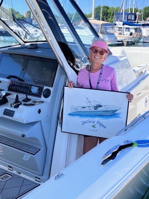 Customer photo review of Custom Indoor/Outdoor Dock Mat