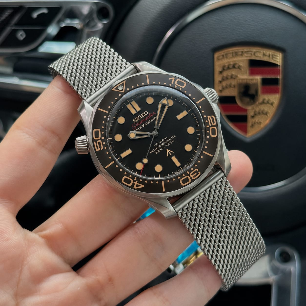 Customer photo review of Seiko Mod Seamaster | James Bond 007
