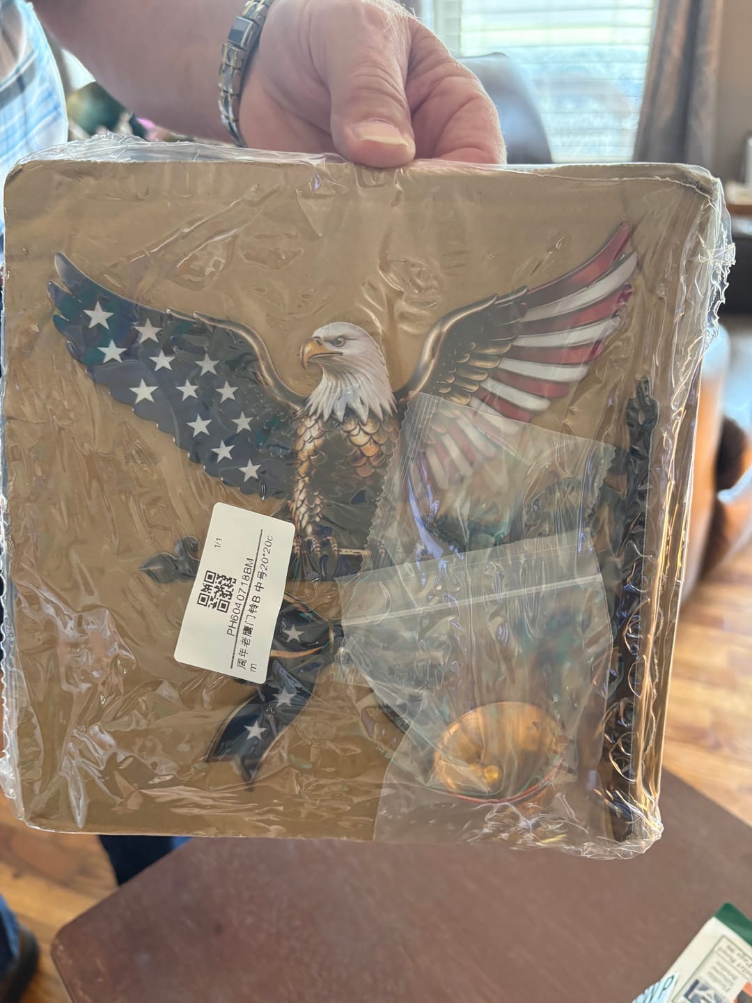 Customer photo review of 🔔 Ring in the Semiquincentennial: 1776-2026 "Spirit of Liberty" Eagle Bell