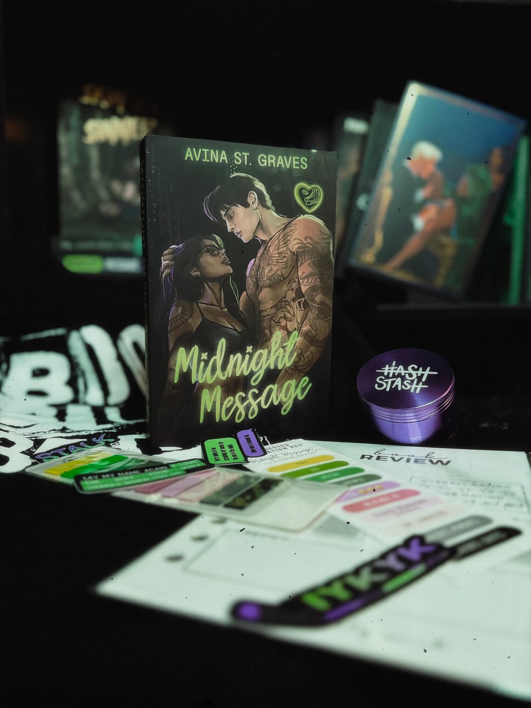 Customer photo review of smut slut book club subscription
