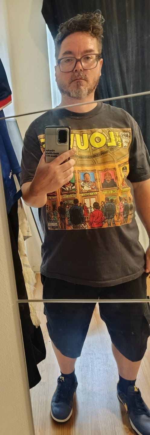 Customer photo review of The Louvre - Statik Selektah & MK Collab - Unisex Comfort Colors T-shirt