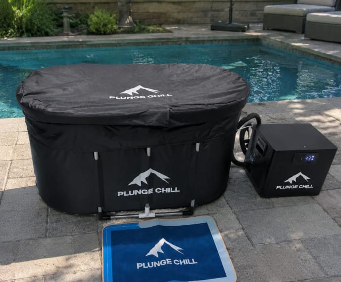 Customer photo review of Cold Plunge Chiller + Tub (MAX)