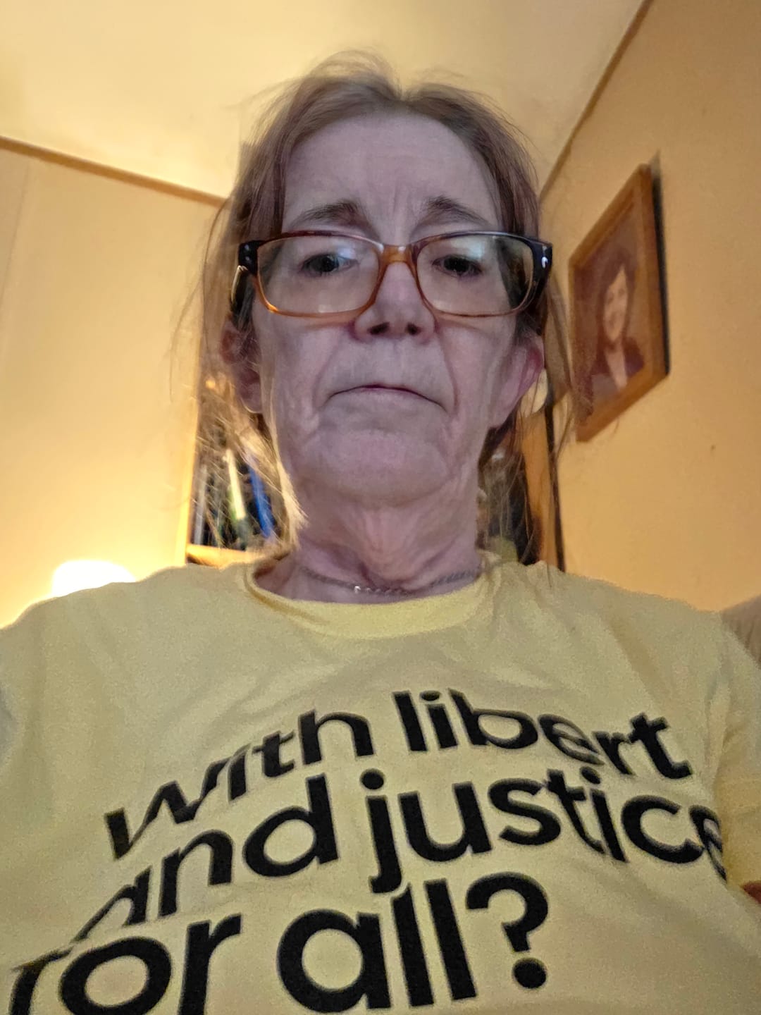 Customer photo review of I’m white but not that white Unisex Tee