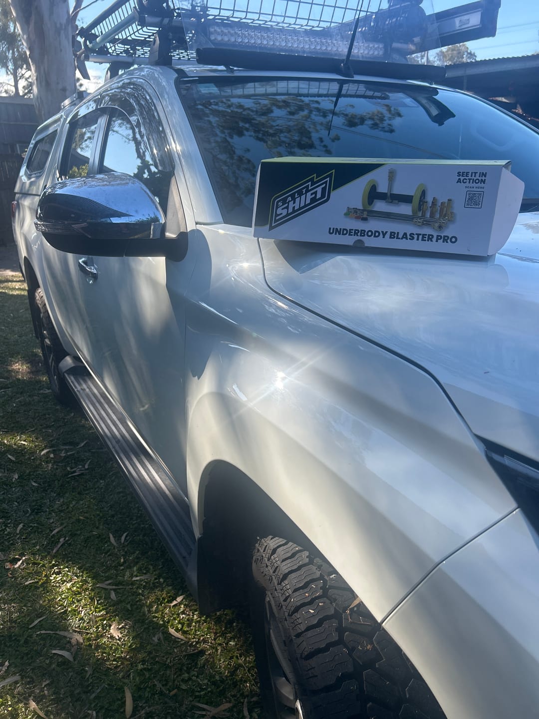 Customer photo review of Underbody Blaster Off-Road Salt & Mud Kit