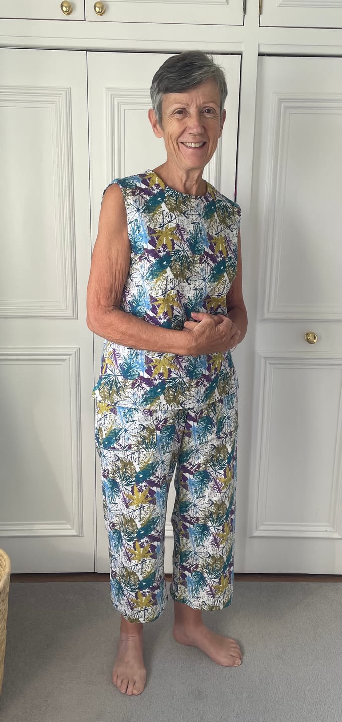 Customer photo review of Special Offer Botanical Burst Cotton Fabric