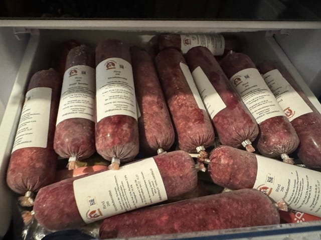 Customer photo review of Rind gemischt 200g ab pro Wurst nur 3.30.-