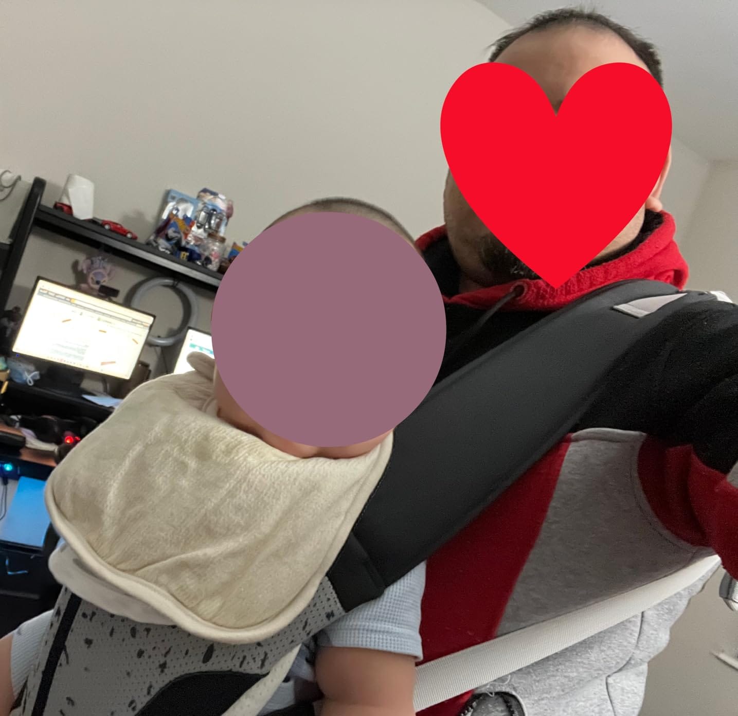 Customer photo review of Ashton ComfortCarry™ Baby Carrier