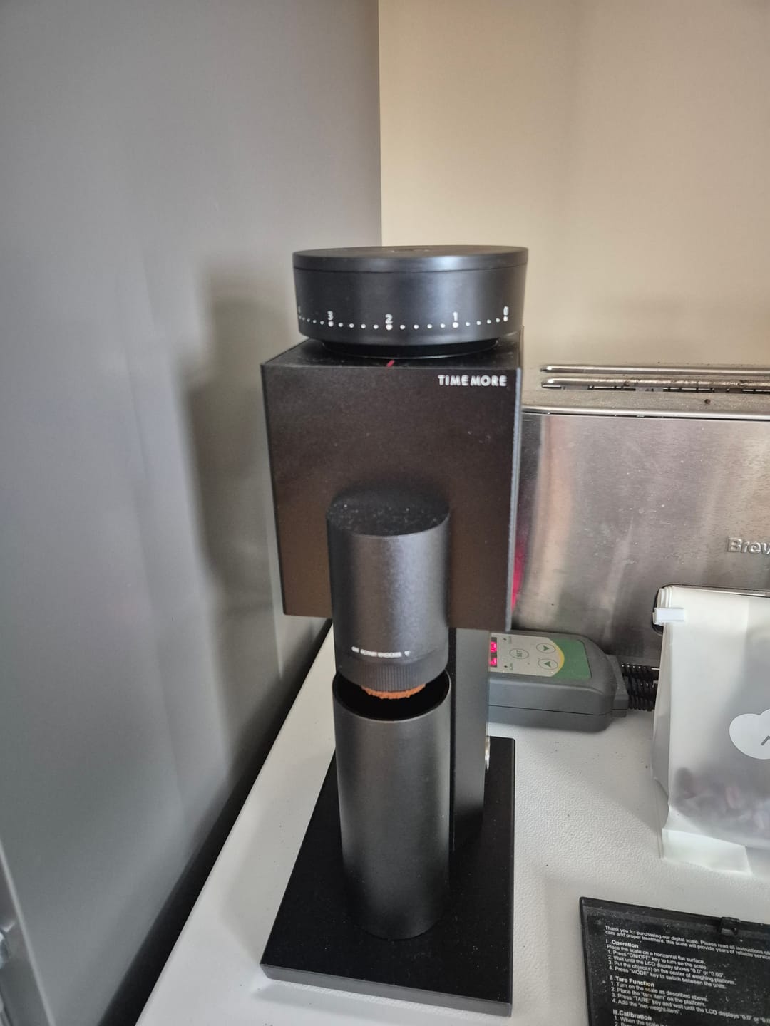 Customer photo review of TIMEMORE Bricks 01s Electric Coffee Grinder