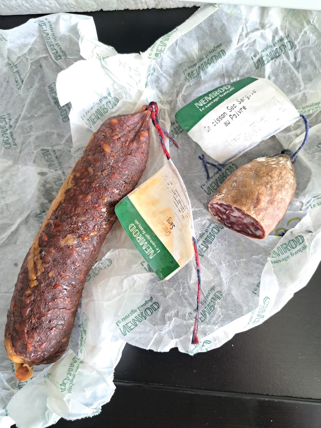 Customer photo review of Saucisson de Cerf sauvage nature - 200g