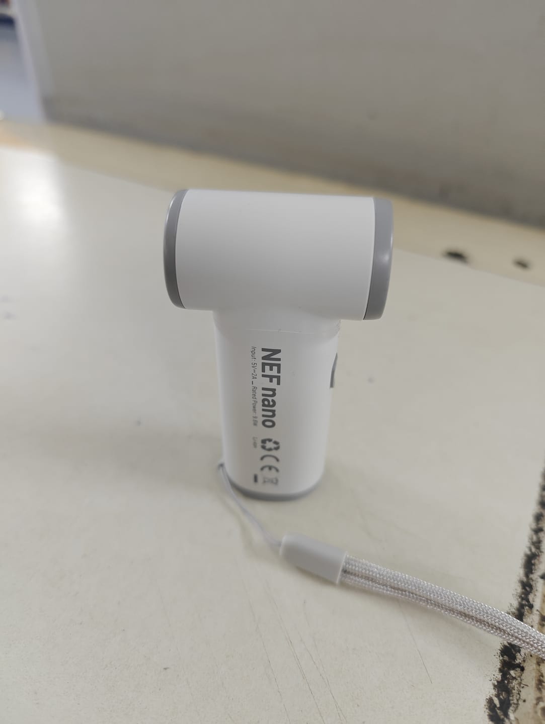 Customer photo review of NEF Nano - Palm-Sized High-Speed Handheld Fan