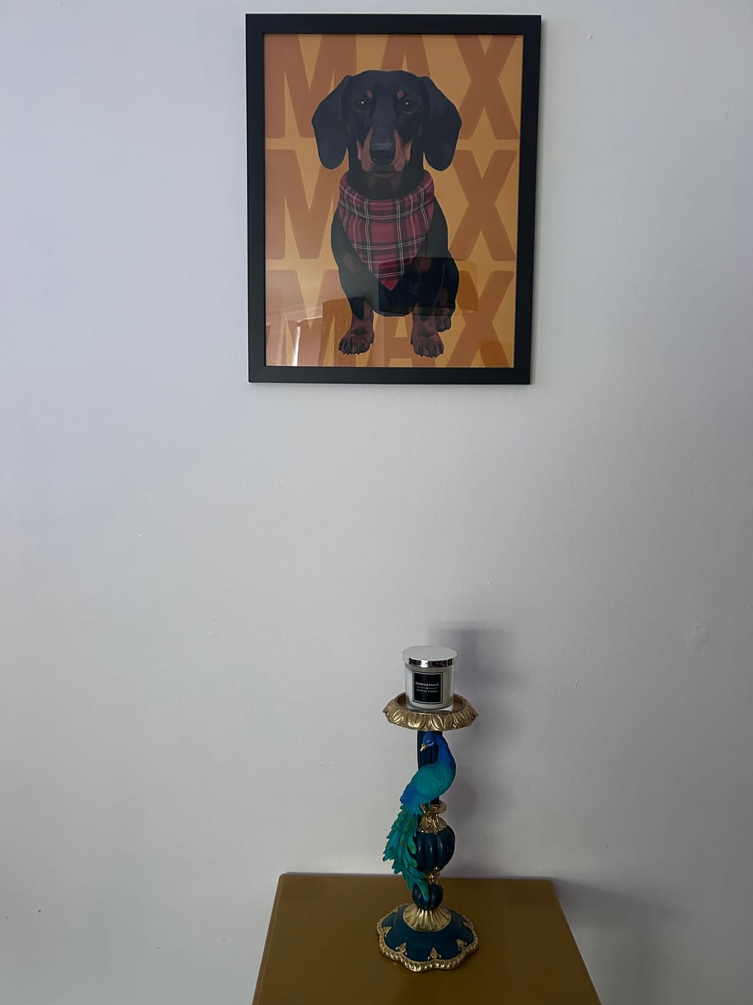 Customer photo review of Big Name - Personalised Poster