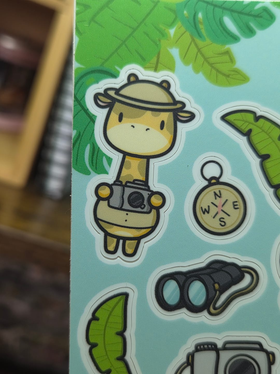 Customer photo review of Safari Adventure Sticker Sheets (Set of 3)