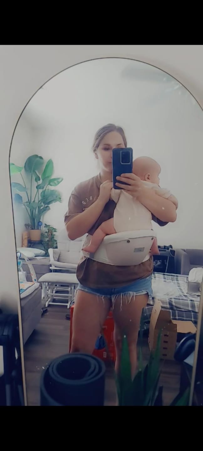 Customer photo review of Ashton ComfortCarry™ Baby Carrier