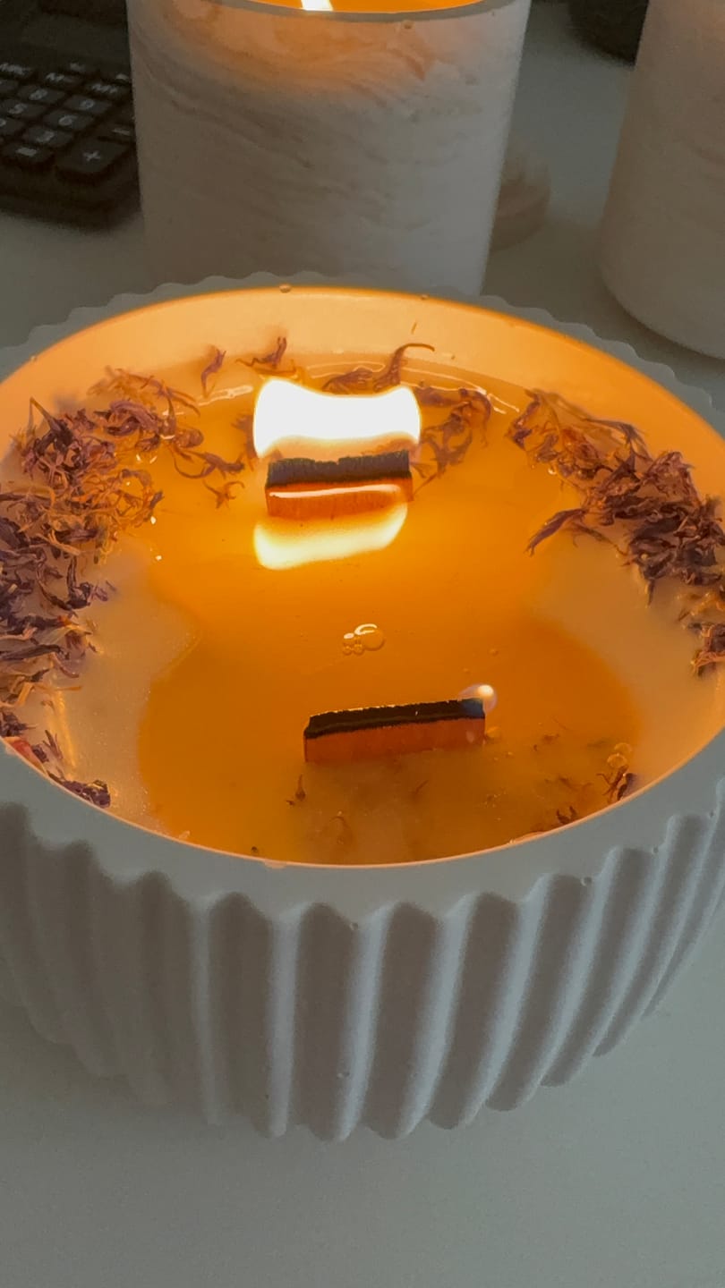 Customer photo review of Cera de Soja para Velas en Vaso (BPF)