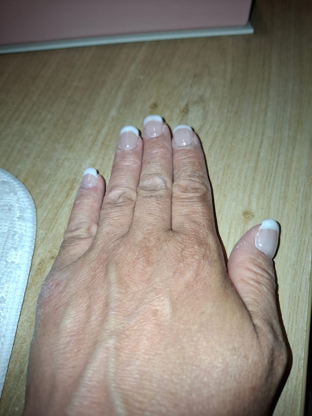 Customer photo review of Crystal Clear Dipping Powder