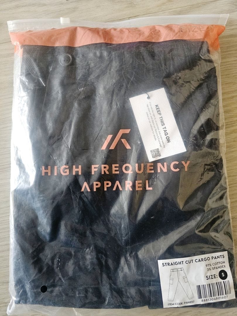 Customer photo review of Straight Cut Utility Cargo Pants