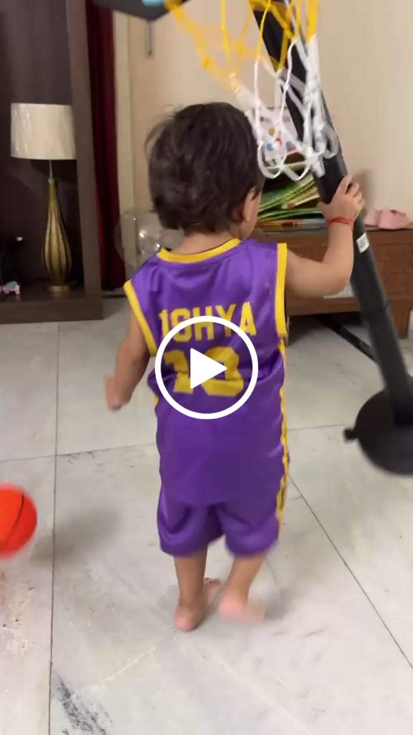 Customer video review of Kids Basketball Jersey with Shorts - Personalised Mini Kobe Printed Jersey