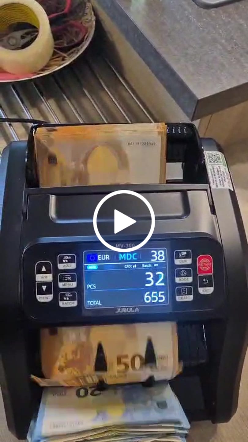 Customer video review of Jubula MV-300 Banknote Value Counter