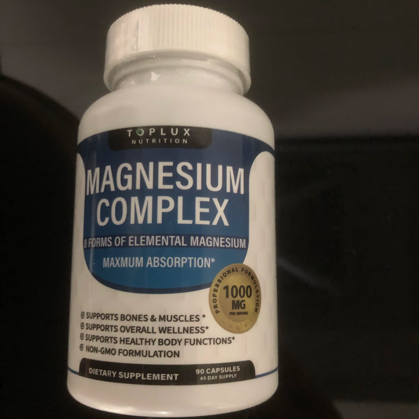 Customer photo review of Magnesium Complex 8 en 1™ | Magnesio Premium