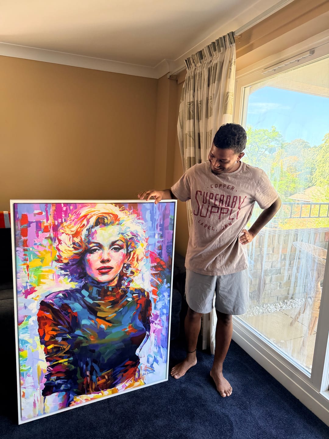 Customer photo review of Marilyn Monroe Canvas Print