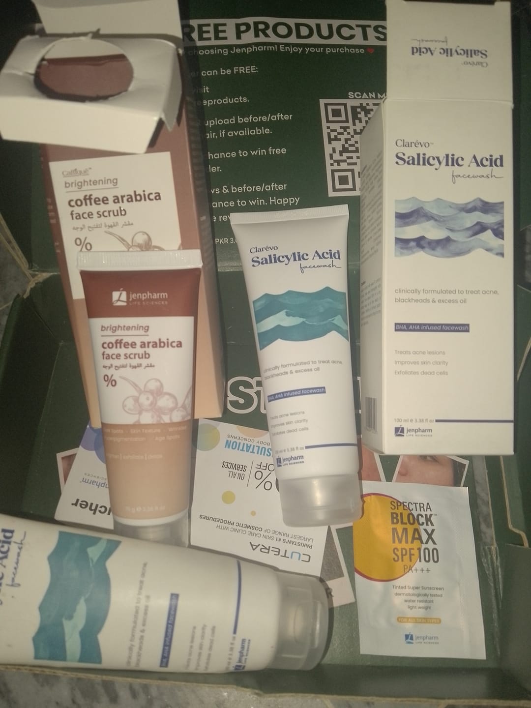 Customer photo review of Clarevo Salicylic Acid Facewash