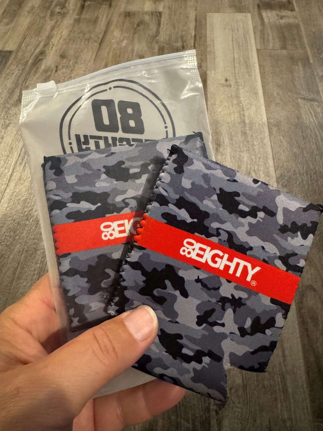 Customer photo review of 80Eighty® Camo Koozie