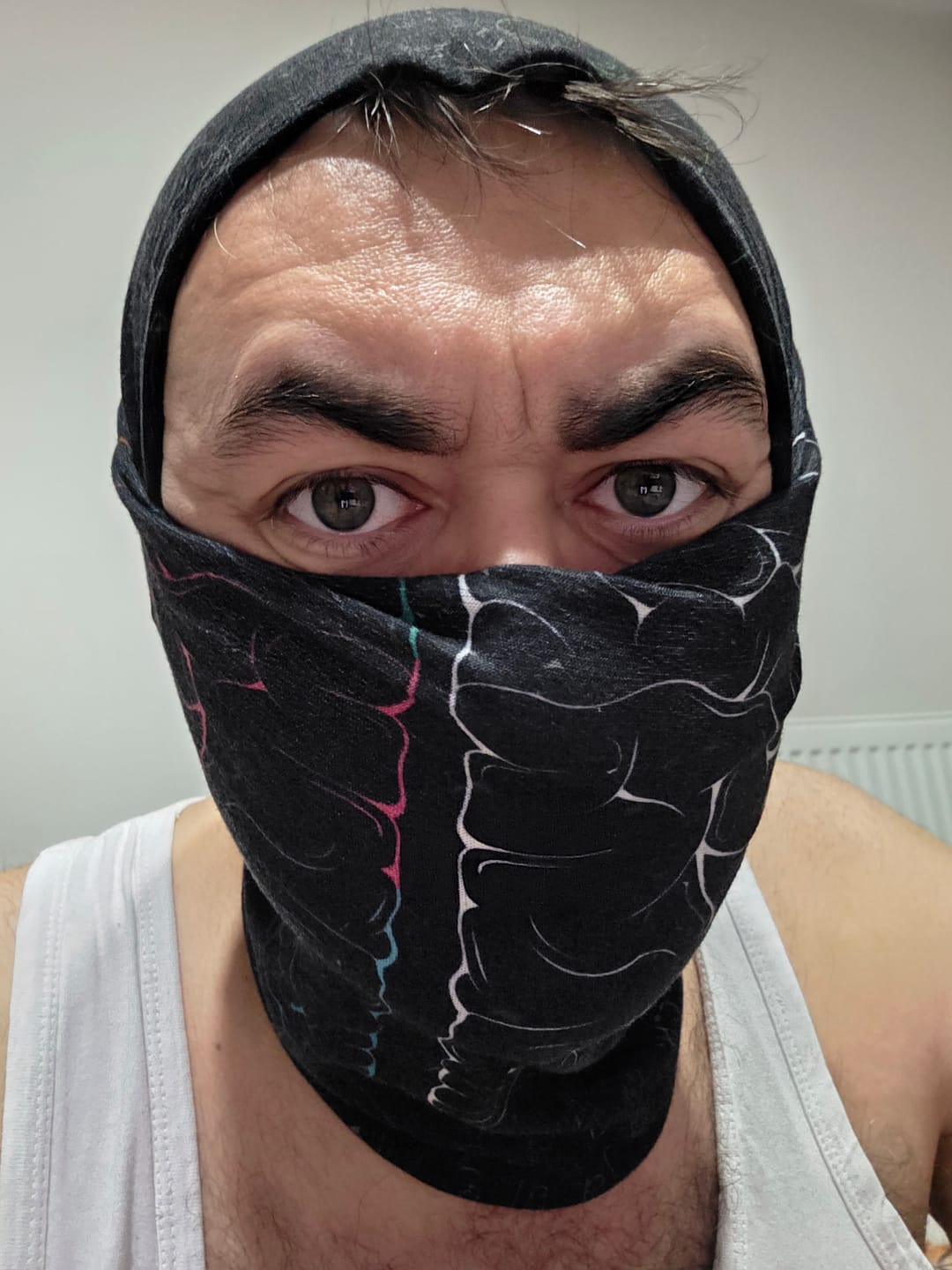 Customer photo review of Valeria Wear - Kamp Ateşi Desenli Buff