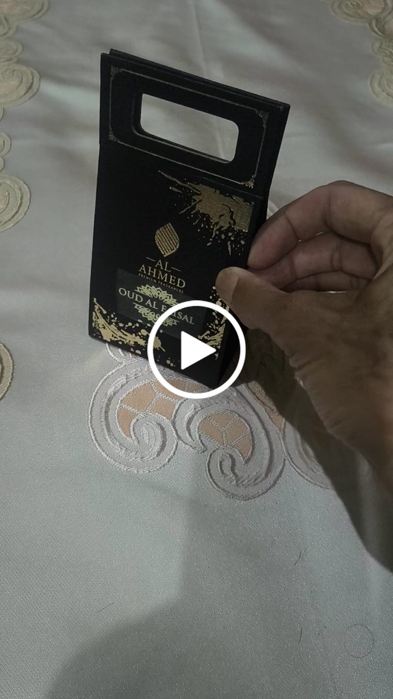 Customer video review of Oud Al Faisal – 12ml Premium Roll-On Attar | Signature Creation by Al Ahmed CEO | Long Lasting Luxury Oud Perfume