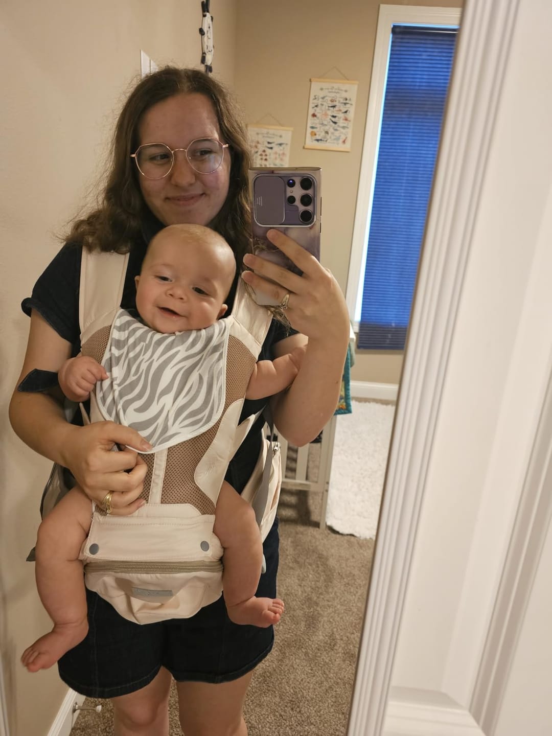 Customer photo review of Ashton ComfortCarry™ Baby Carrier