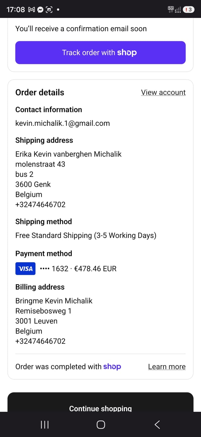 Customer photo review of Worry-Free Purchase
