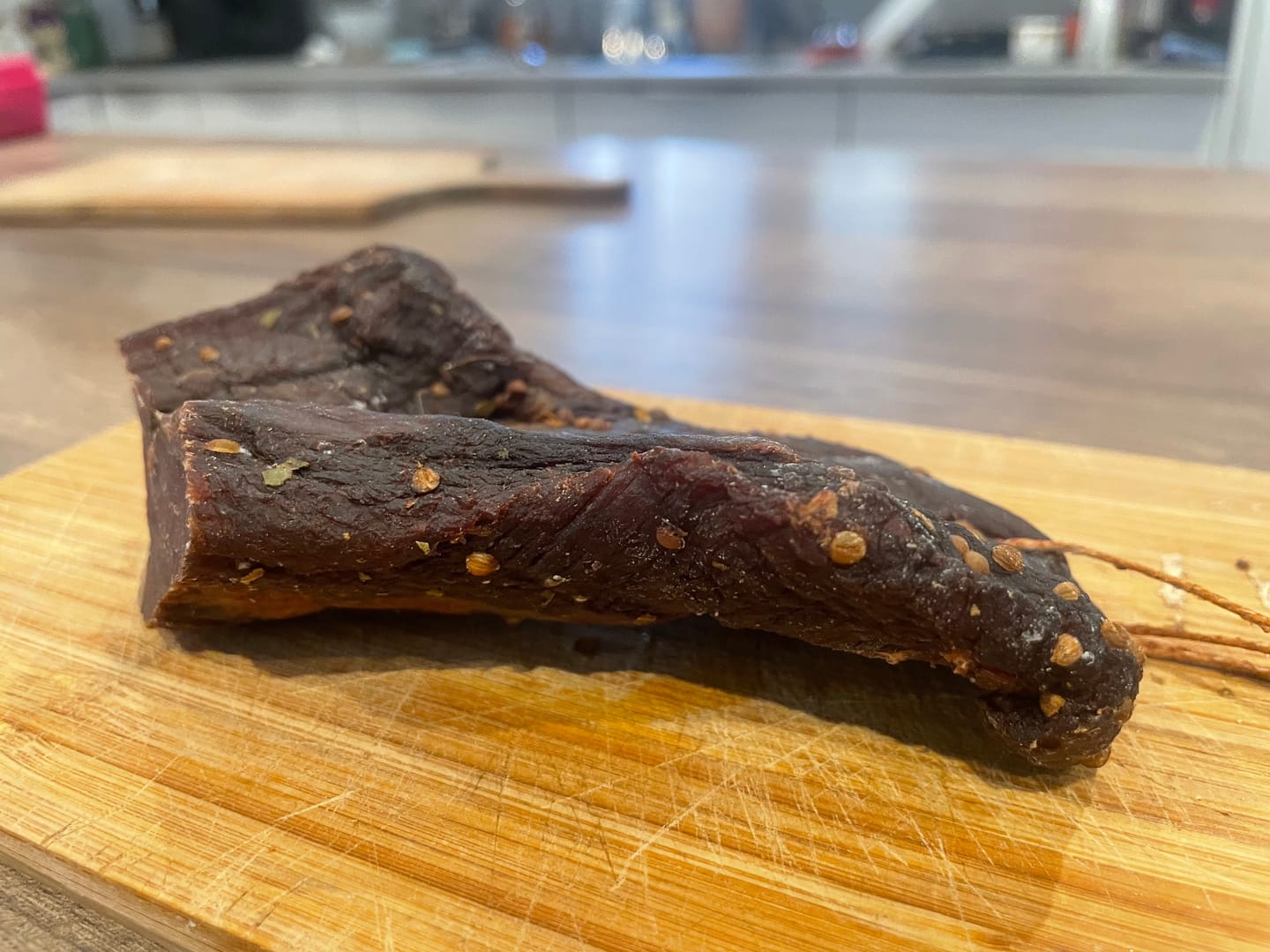 Customer photo review of Noix de jambon fumée & séchée de Sanglier sauvage (Pièce à trancher)