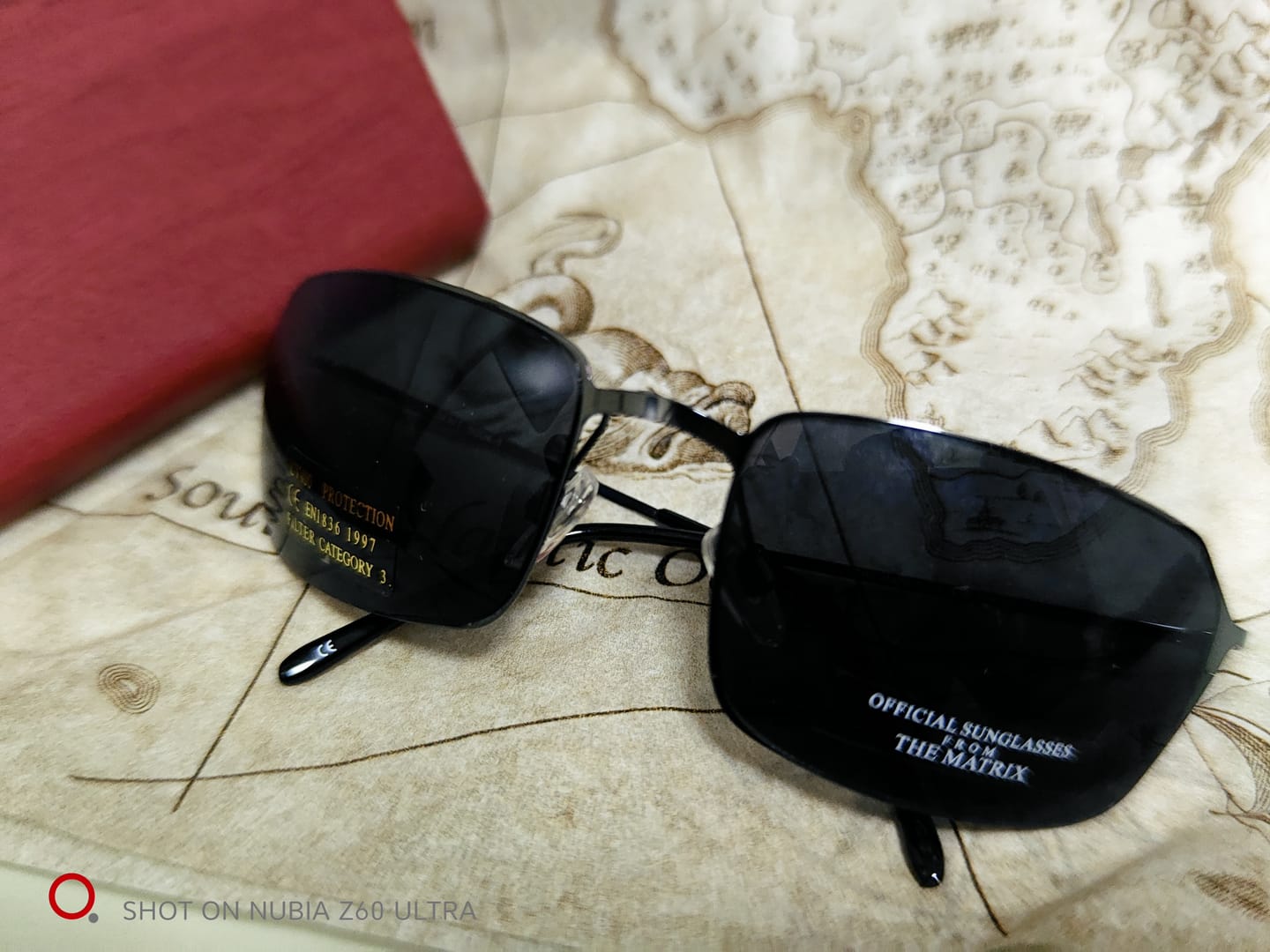 Customer photo review of The Agents | 1990s Matrix Sunglasses