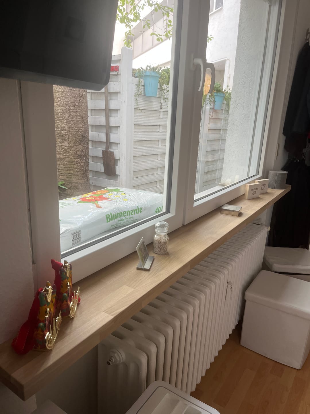 Customer photo review of Aufsatzfensterbank Eiche