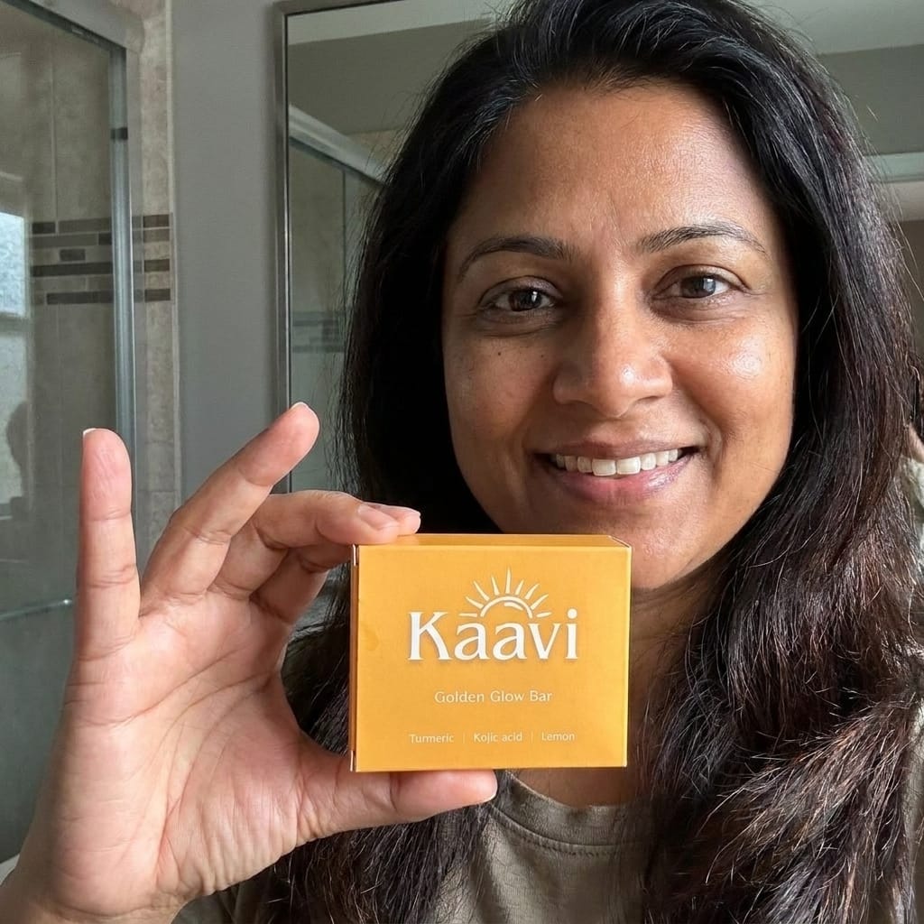 Customer photo review of Kaavi Golden Glow Bar
