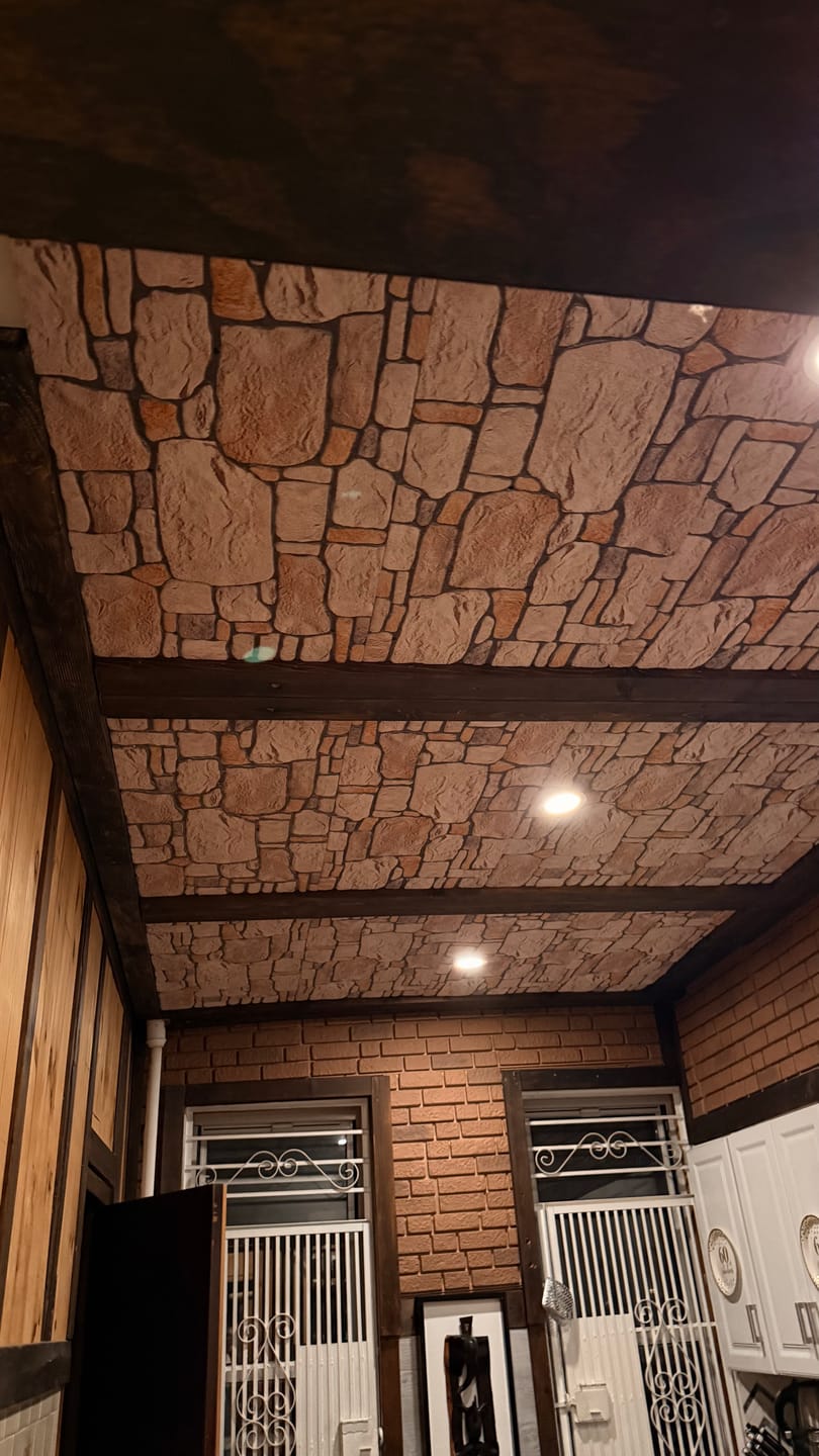 Customer photo review of Cottage Warm Sand | Stone Effect | BUZTAS-106