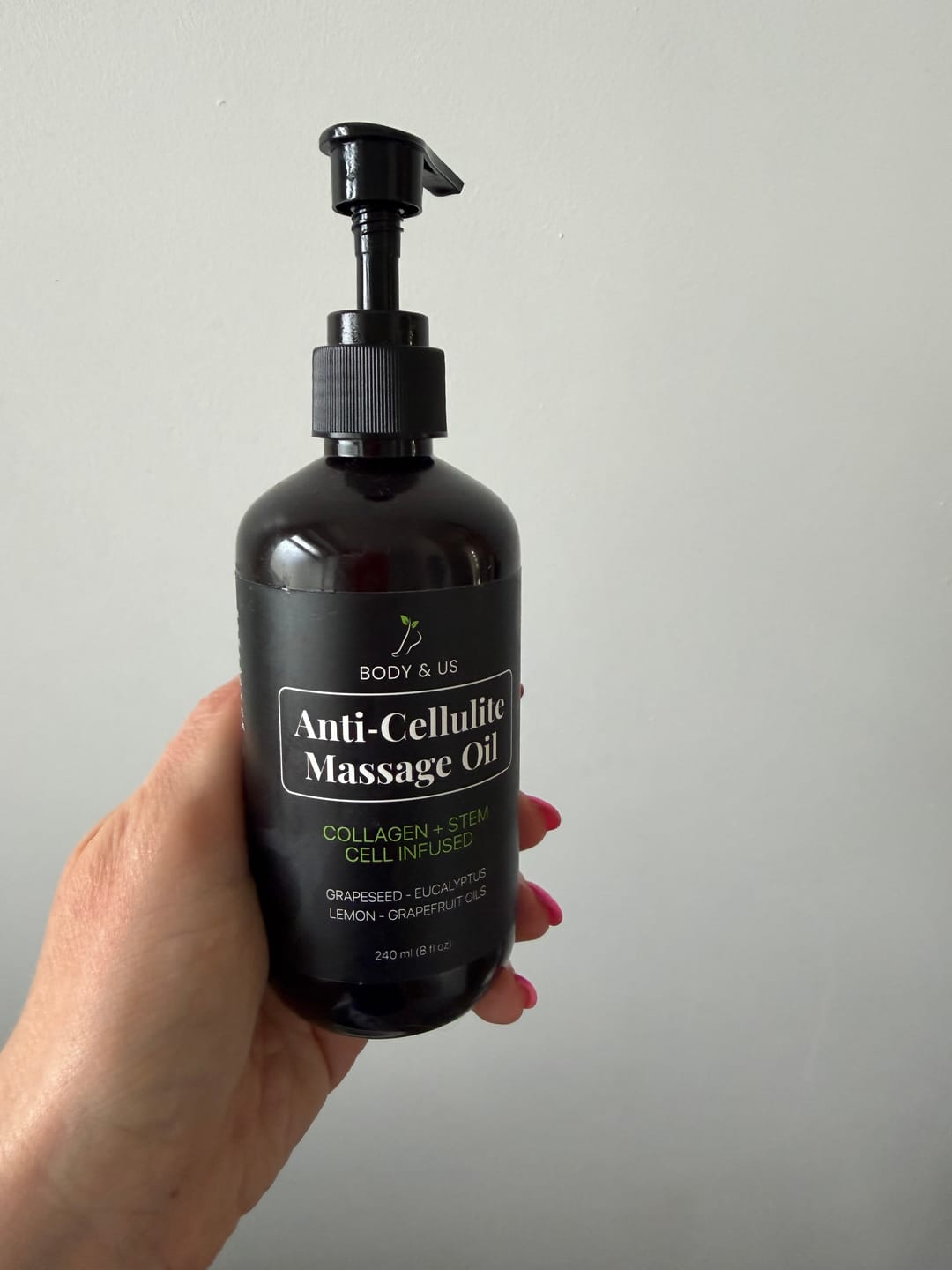 Customer photo review of Body For Us Anti-Cellulite Massage Oil