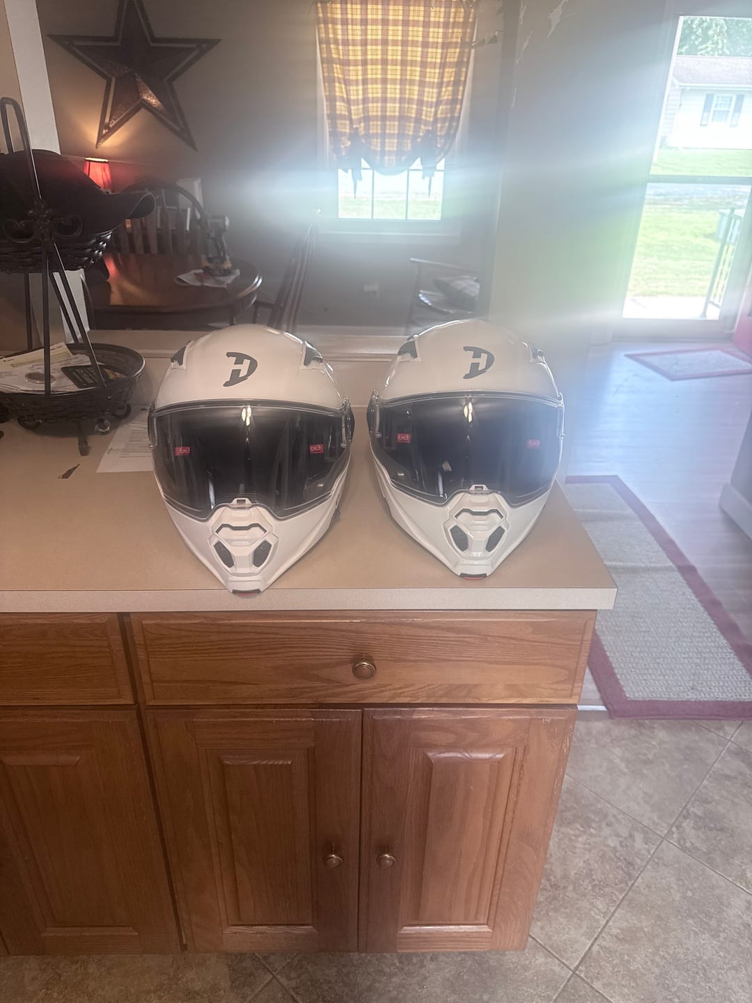 Customer photo review of Daytona Helmets Motorcycle Bluetooth Headset - Motorcycle Communication System For All Types of Helmets - PAIR