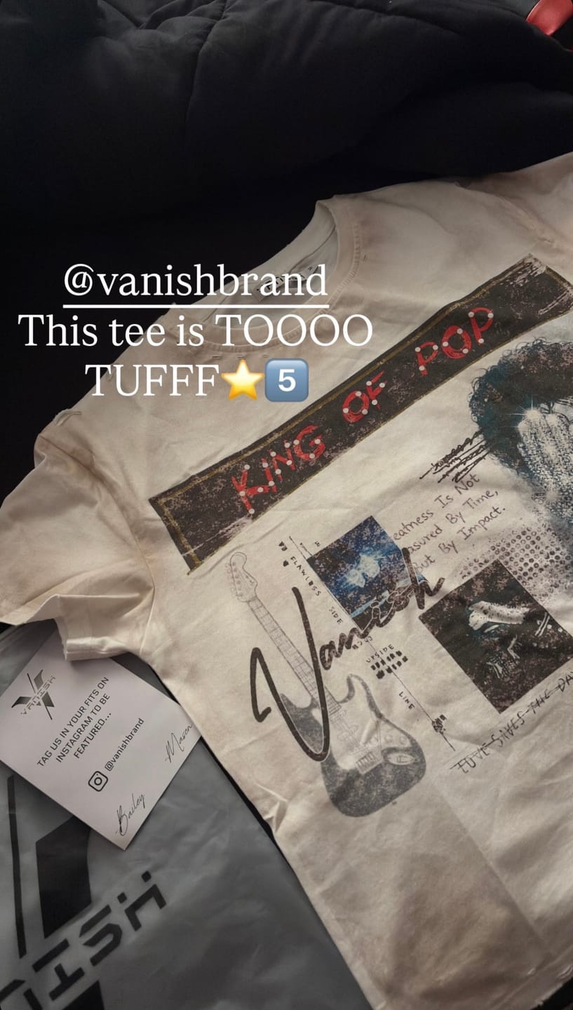 Customer photo review of King of Pop Tee