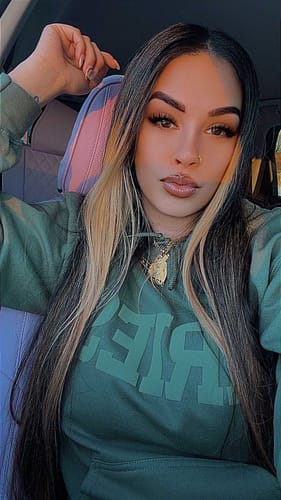 Customer photo review of Olive Green Zodiac Puff Print Hoodie