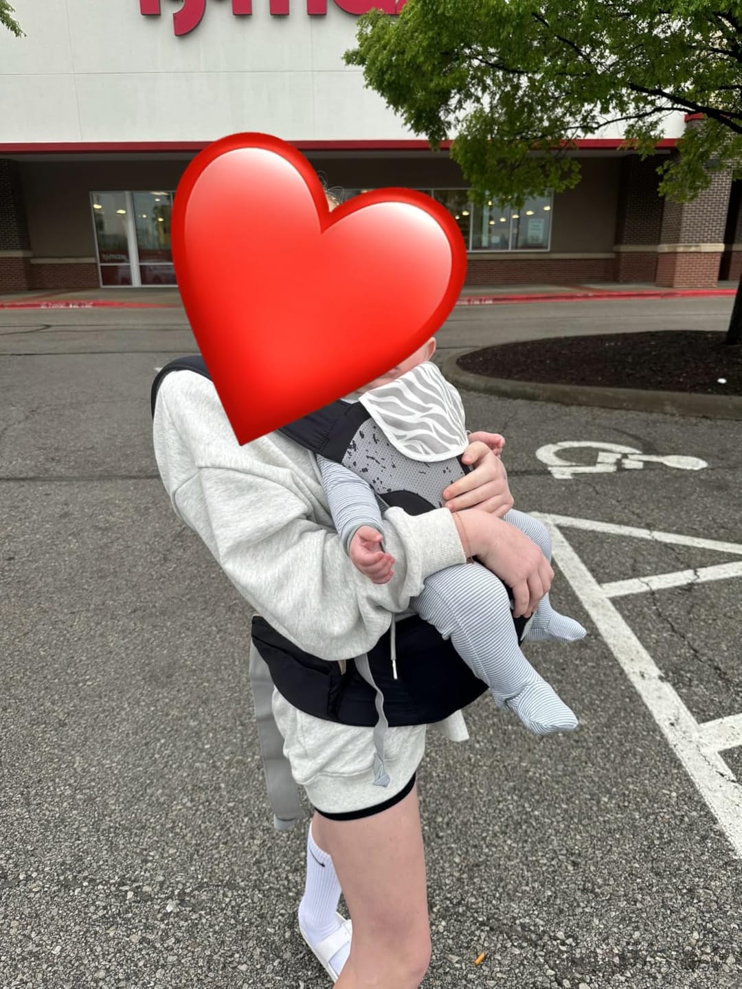 Customer photo review of Ashton ComfortCarry™ Baby Carrier