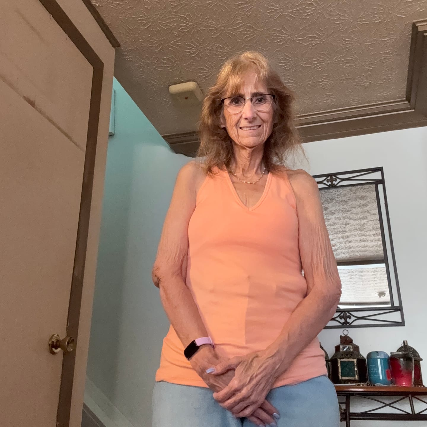 Customer photo review of The Simply Free V Neck Freedom Tank