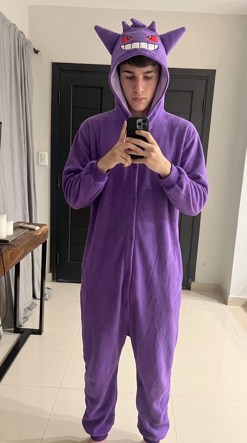 Customer photo review of Pijama de cuerpo entero con capucha