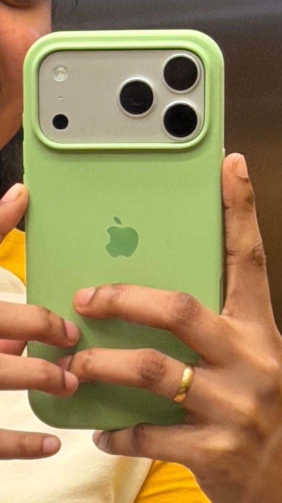 Customer photo review of Liquid Silicon iPhone Case - Neon Lime