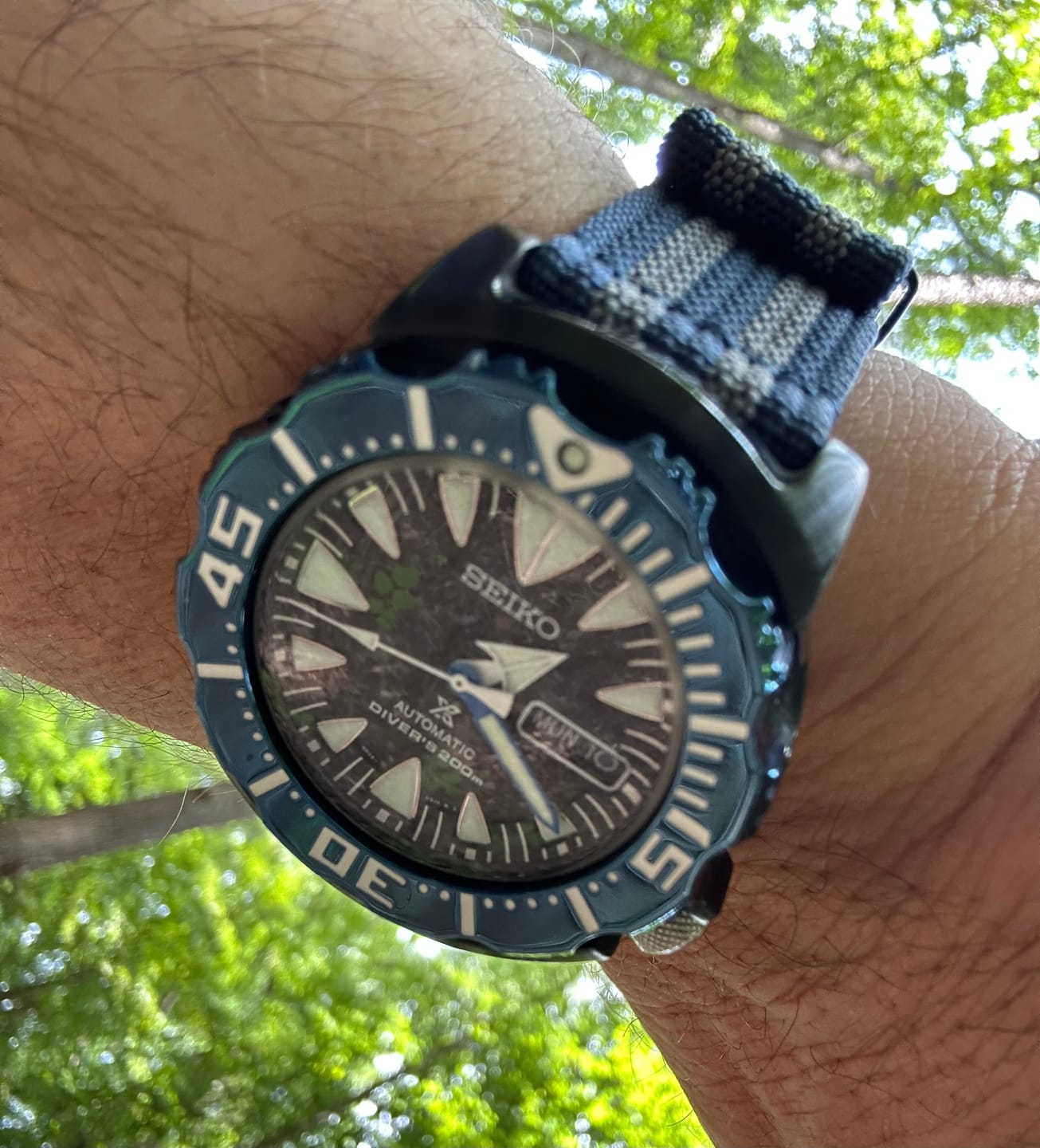 Customer photo review of Ribbed Mako FN - Blue Bond
