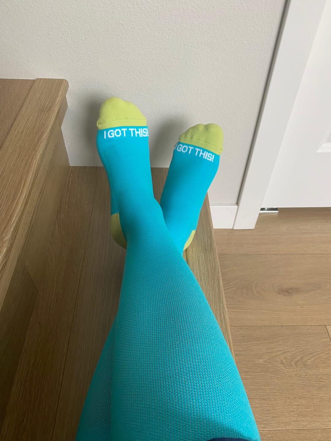 Customer photo review of NurseStrong Performance Compression Socks